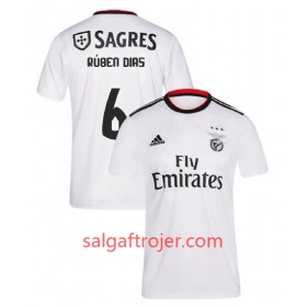 Benfica Fodboldtrøjer Ruben Dias 6 Udebanesæt 2018/19 Kort ærmer